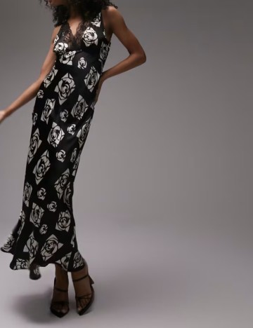 Rochie midi ASOS, mix culori