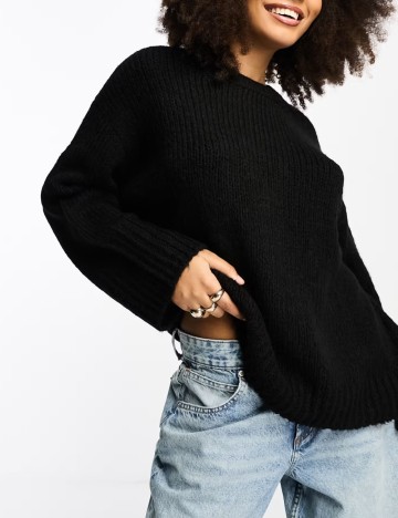 Pulover ASOS, negru