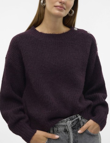 Pulover Vero Moda, vișiniu