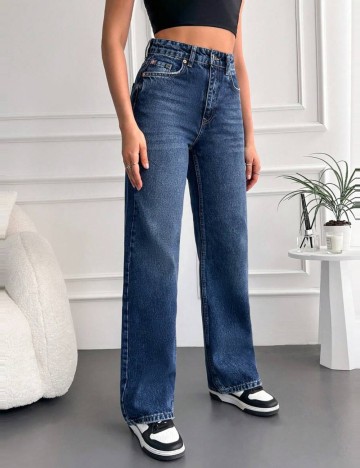 Jeans Shein, albastru