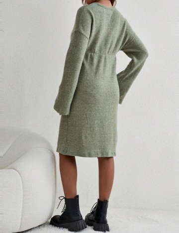 Rochie midi Shein, verde