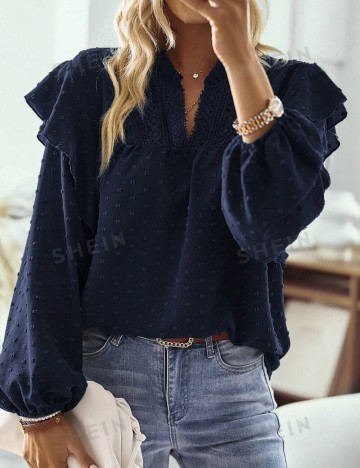 Cămașă Shein, albastru