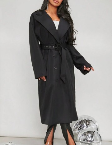 Trench Shein, negru