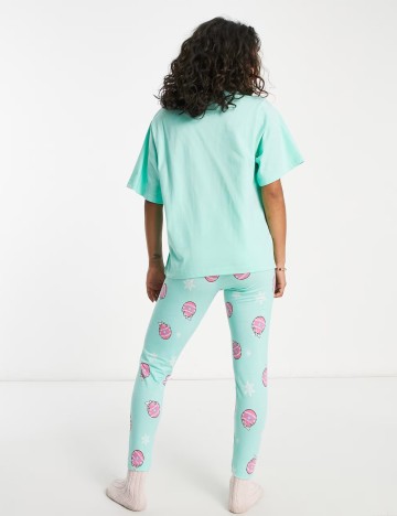 Compleu pijamale ASOS, turcoaz