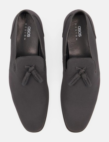 Mocasini ASOS, gri inchis