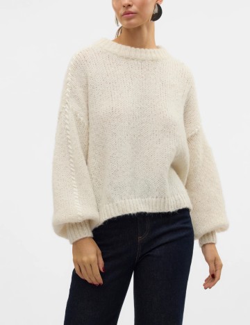 Pulover Vero Moda, crem