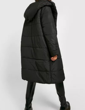 Geacă lungă Boohoo, negru