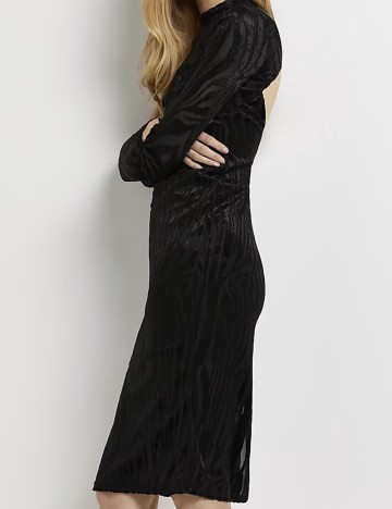 Rochie midi River Island, negru