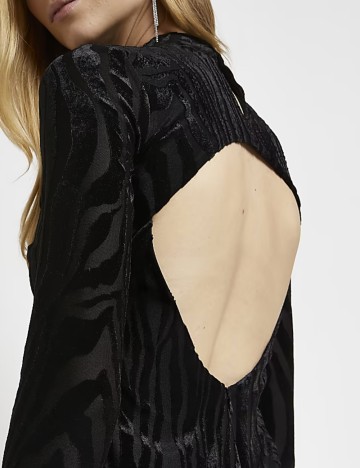 Rochie midi River Island, negru