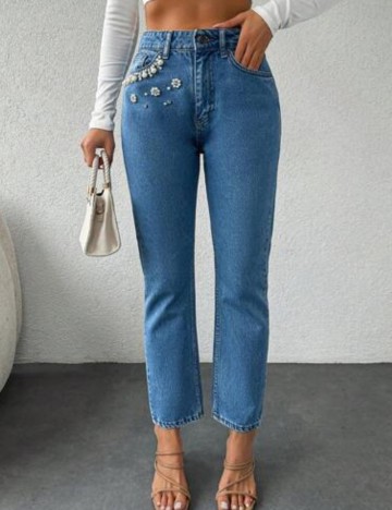 Jeans Shein, albastru