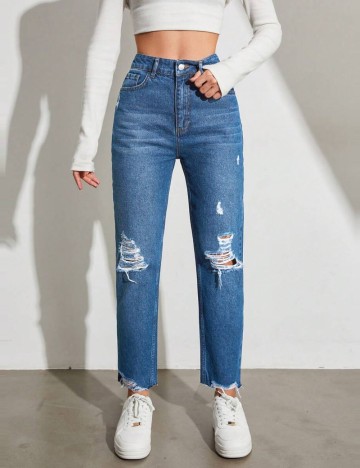 Jeans Shein, albastru