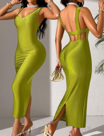 Rochie midi Shein, verde