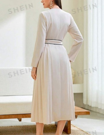 Rochie midi Shein, crem