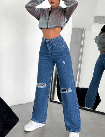 Jeans Shein, albastru