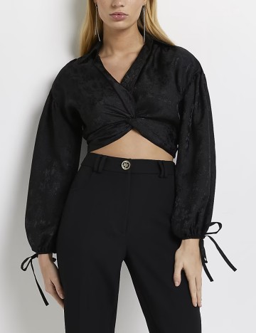 Cămașă River Island, negru