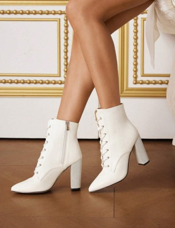 Botine Shein, alb