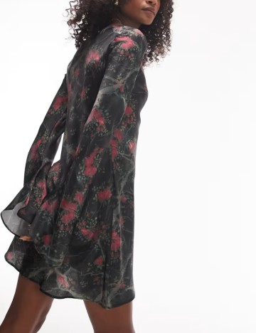 Rochie mini Topshop, mix culori