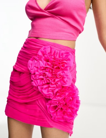 Fustă mini ASOS, roz