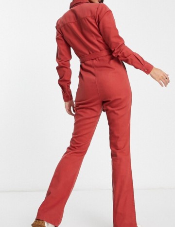 Salopetă lungă ASOS, roșu