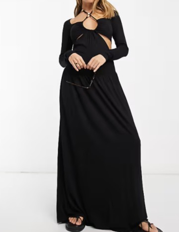 Rochie maxi ASOS, negru