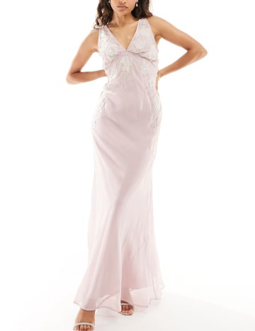 Rochie de ocazie ASOS, roz
