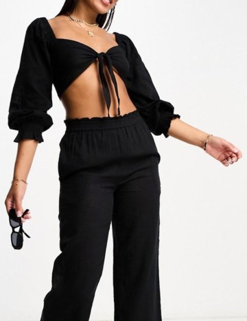 Top ASOS, negru