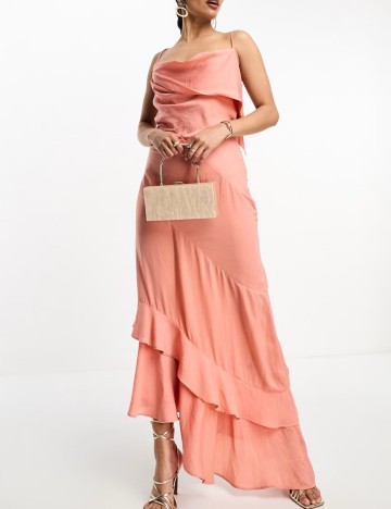 Rochie maxi ASOS, roz