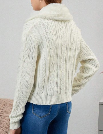 Cardigan Shein, crem