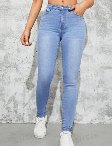 Jeans Shein, albastru