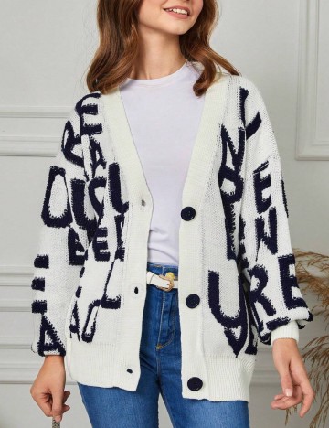 Cardigan Shein, mix culori