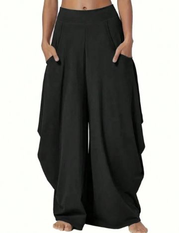 Pantaloni Shein Curve+, negru