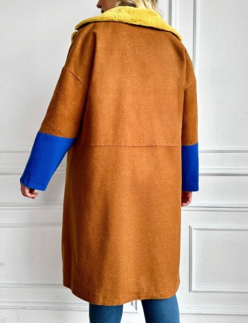 Palton Shein Curve+, mix culori