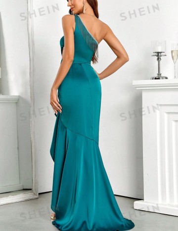 Rochie de ocazie Shein, verde