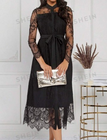 Rochie midi Shein, negru