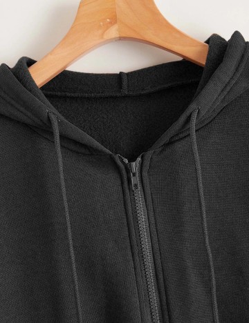 Hanorac Shein, negru