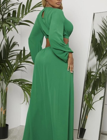 Rochie maxi Shein, verde