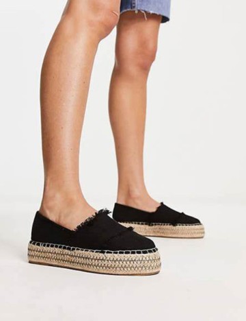Espadrile ASOS, negru