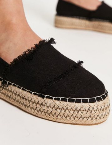 Espadrile ASOS, negru