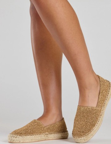 Espadrile South Beach, auriu