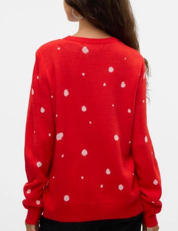 Pulover Vero Moda, roșu