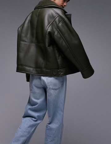 Cojoc Topshop, verde
