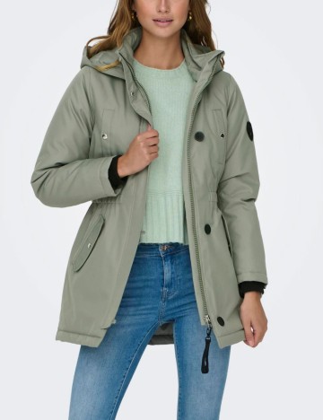 Geacă parka Only, verde