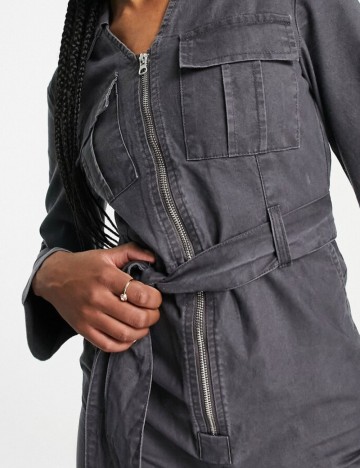 Salopetă lungă extro&vert, gri