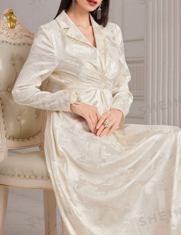 Rochie midi Shein, crem