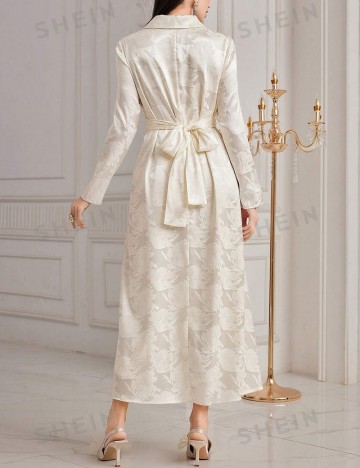 Rochie midi Shein, crem