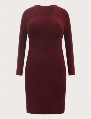 Rochie midi Shein, vișiniu