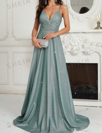 Rochie de ocazie Shein, verde