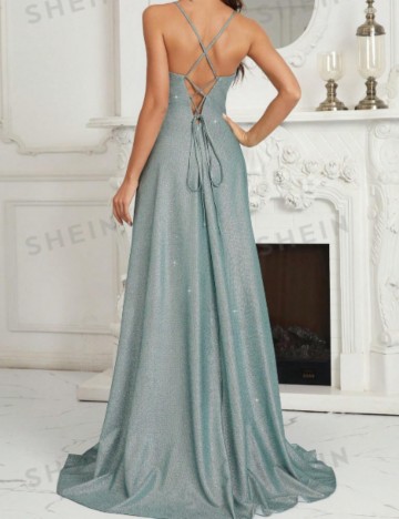 Rochie de ocazie Shein, verde