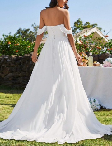 Rochie de ocazie și bridal Shein, alb