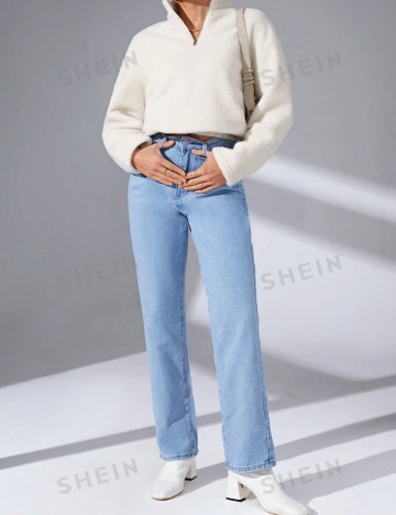 Pulover Shein, crem